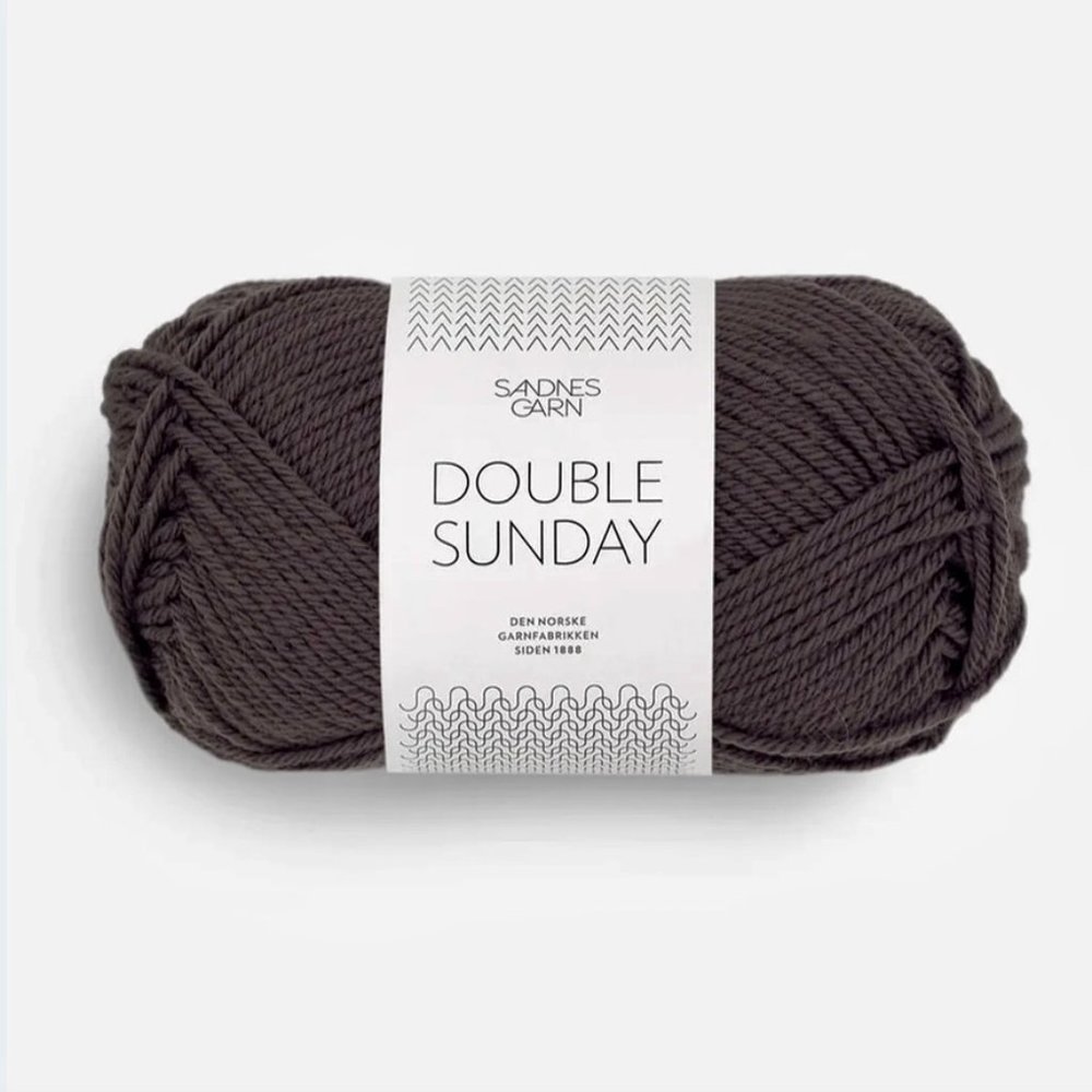 Double Sunday by Petiteknit Sandnes Garn - Licorice Brown